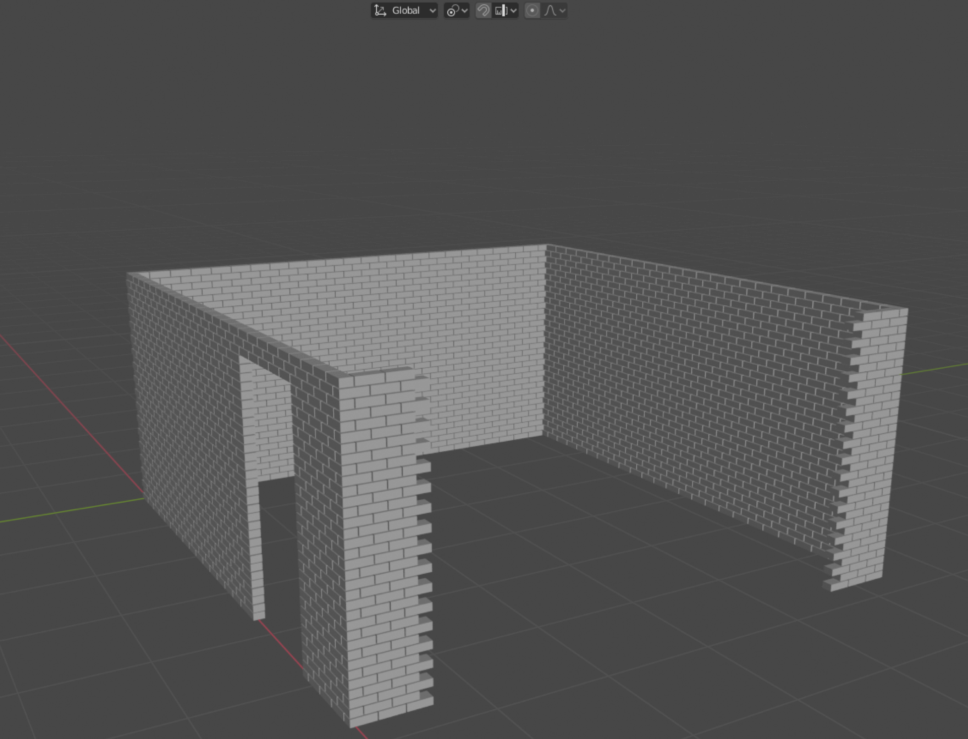 Modelled brick house built by the ABLR